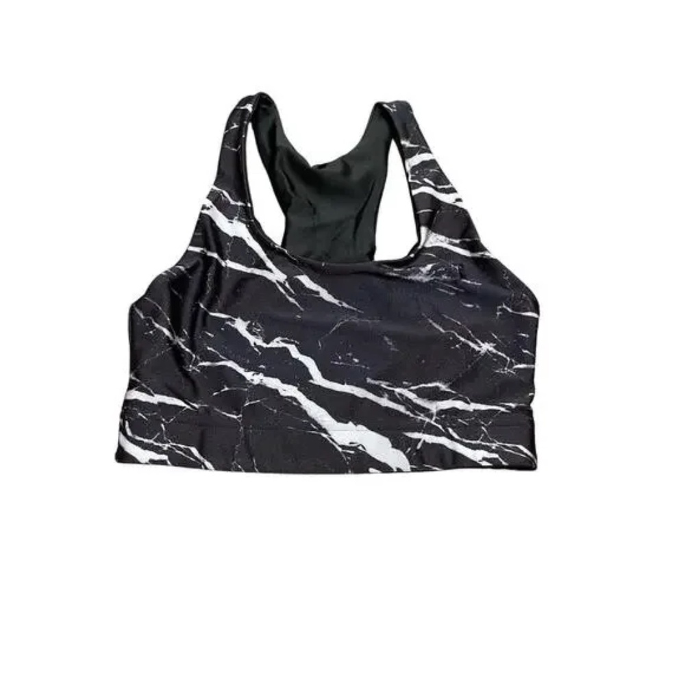 Terez Marble Print Sports Bra NWOT size Small